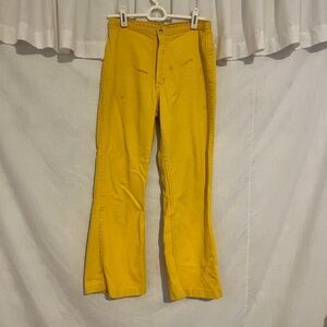vintage 70s yellow wrangles